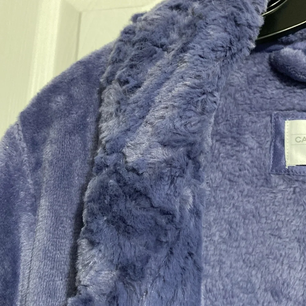 Carole Hochman indigo soft belted robe size MEDIUM